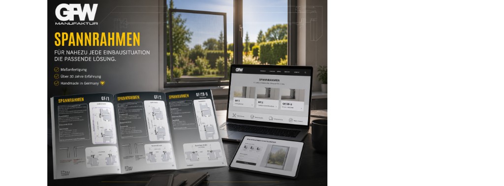 GFW Spannrahmen — Katalog, Konfigurator und Produktübersicht